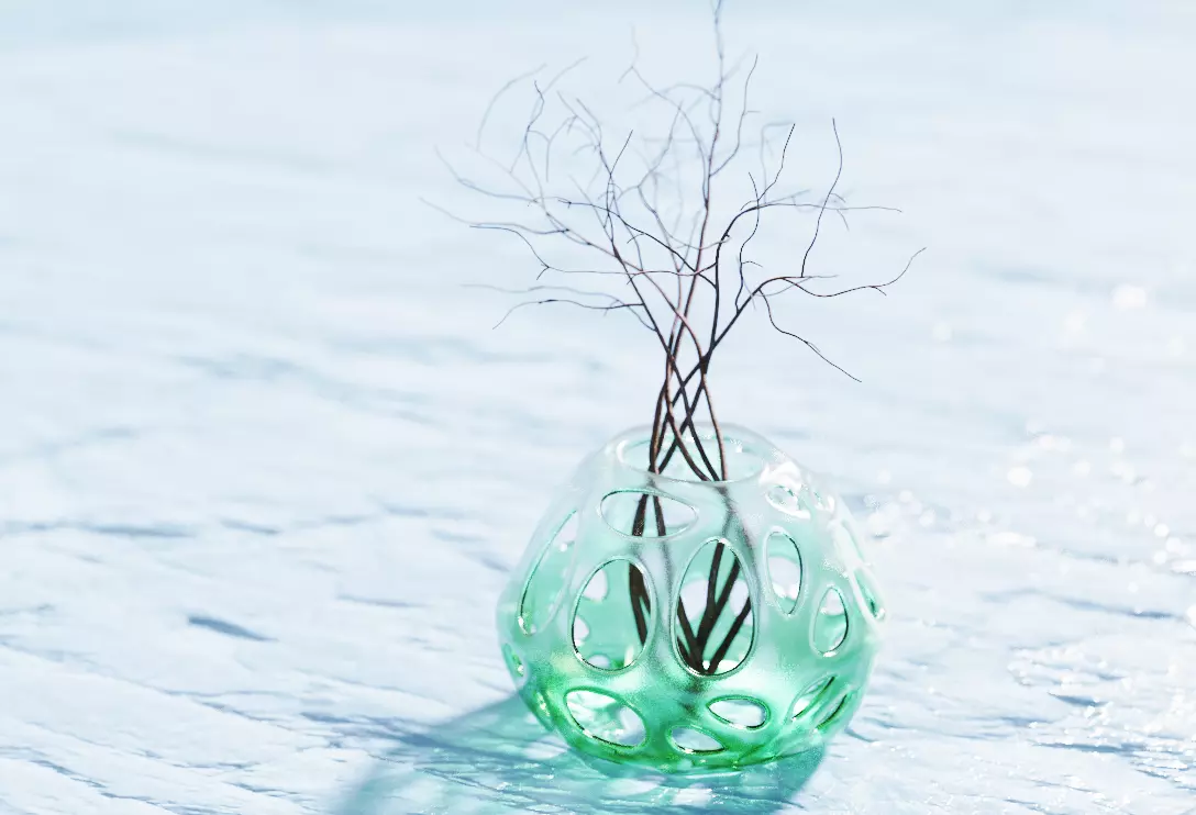 Procedural vase 3D model