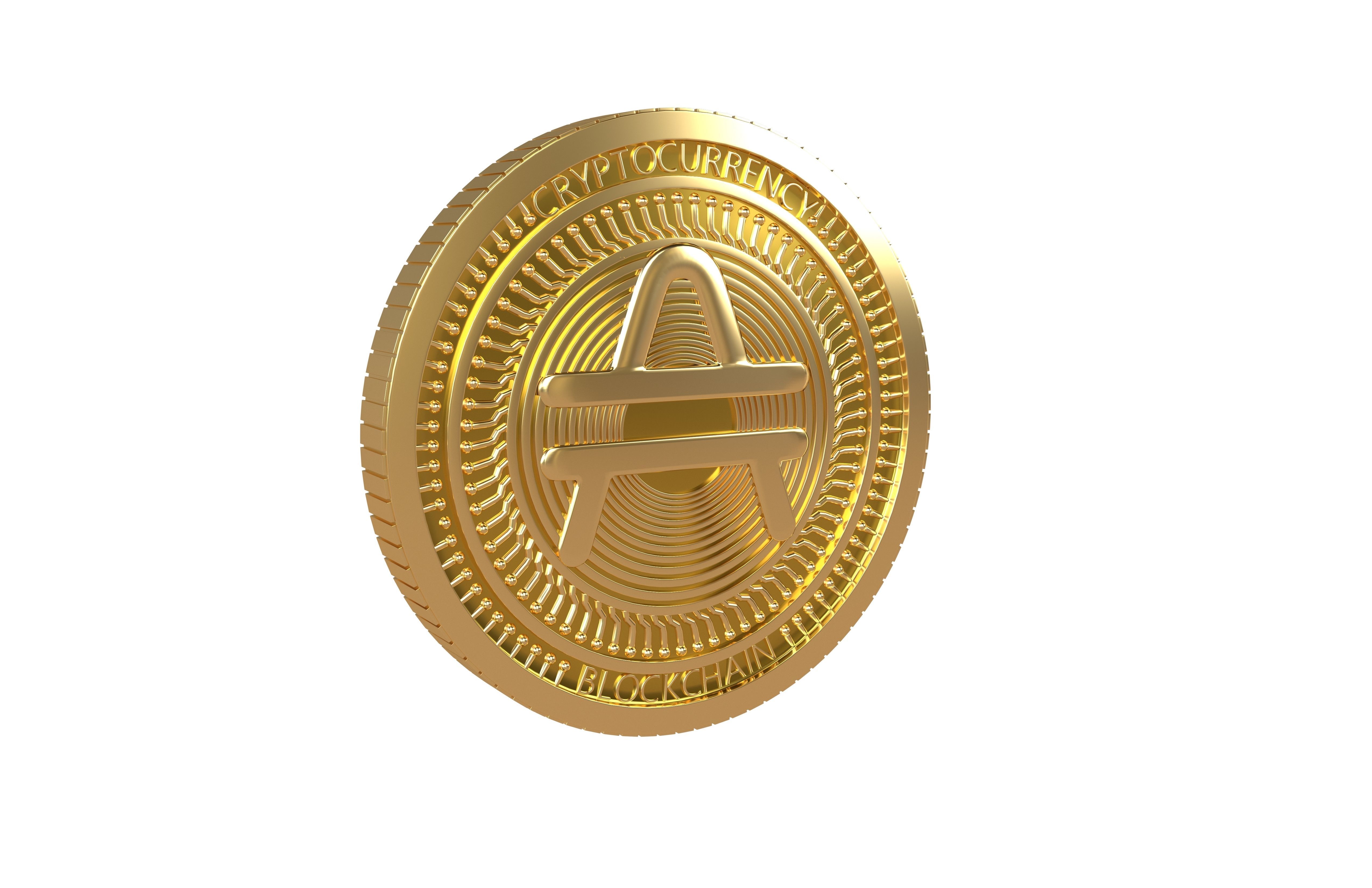 Amp Coin v6 001 3D model_1