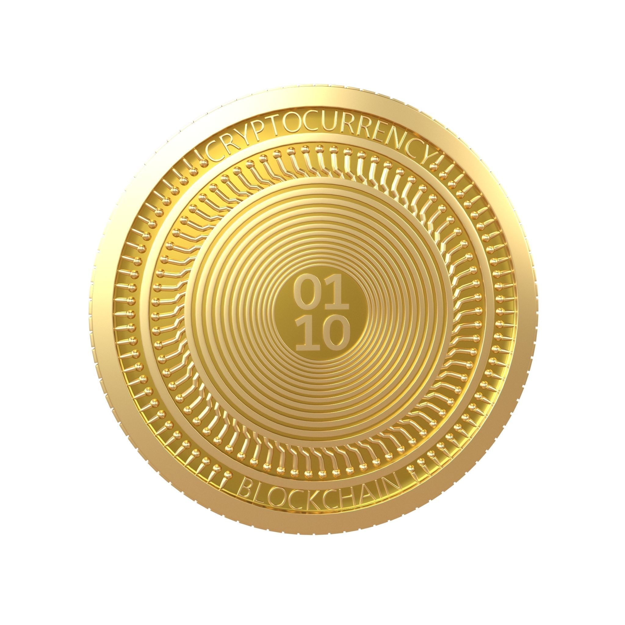 Amp Coin v6 001 3D model_4