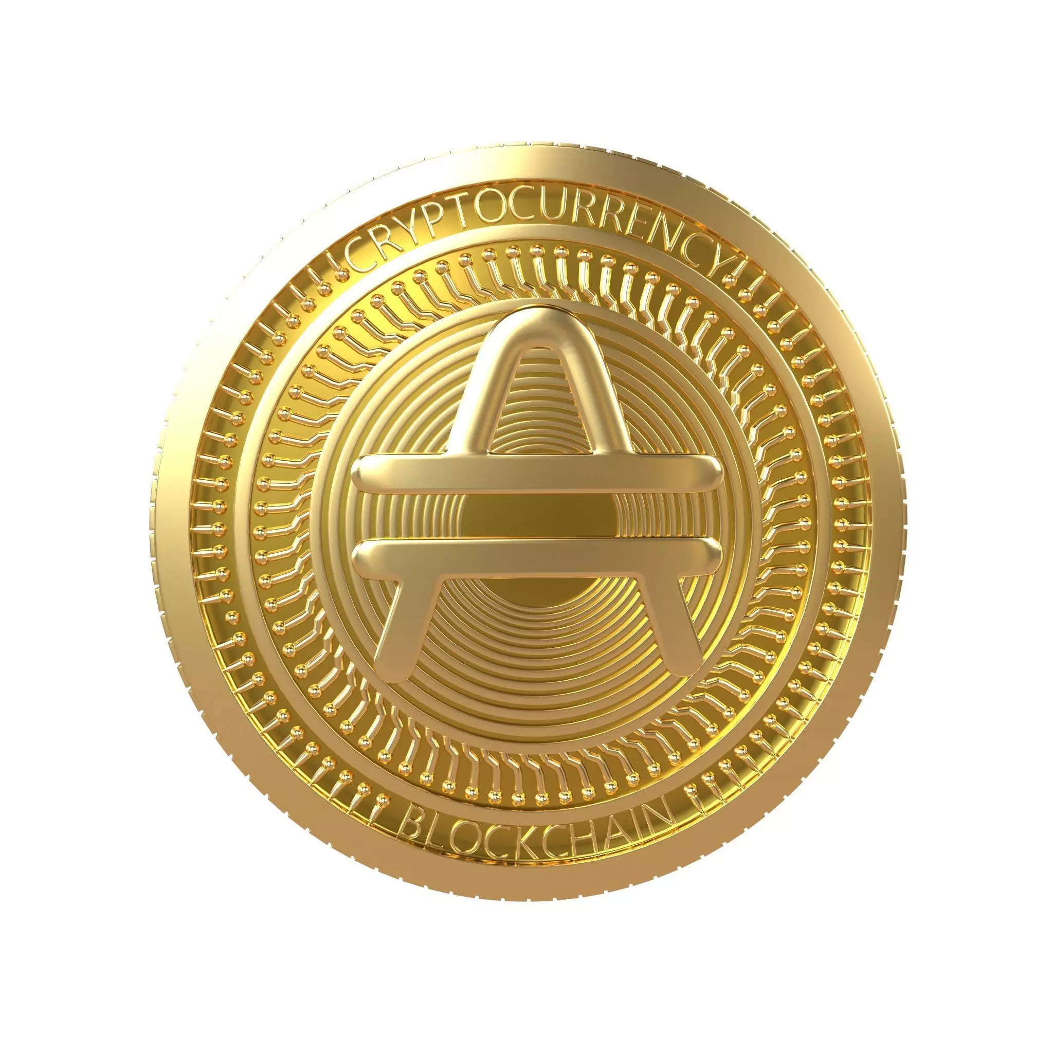 Amp Coin v6 001 3D model_0