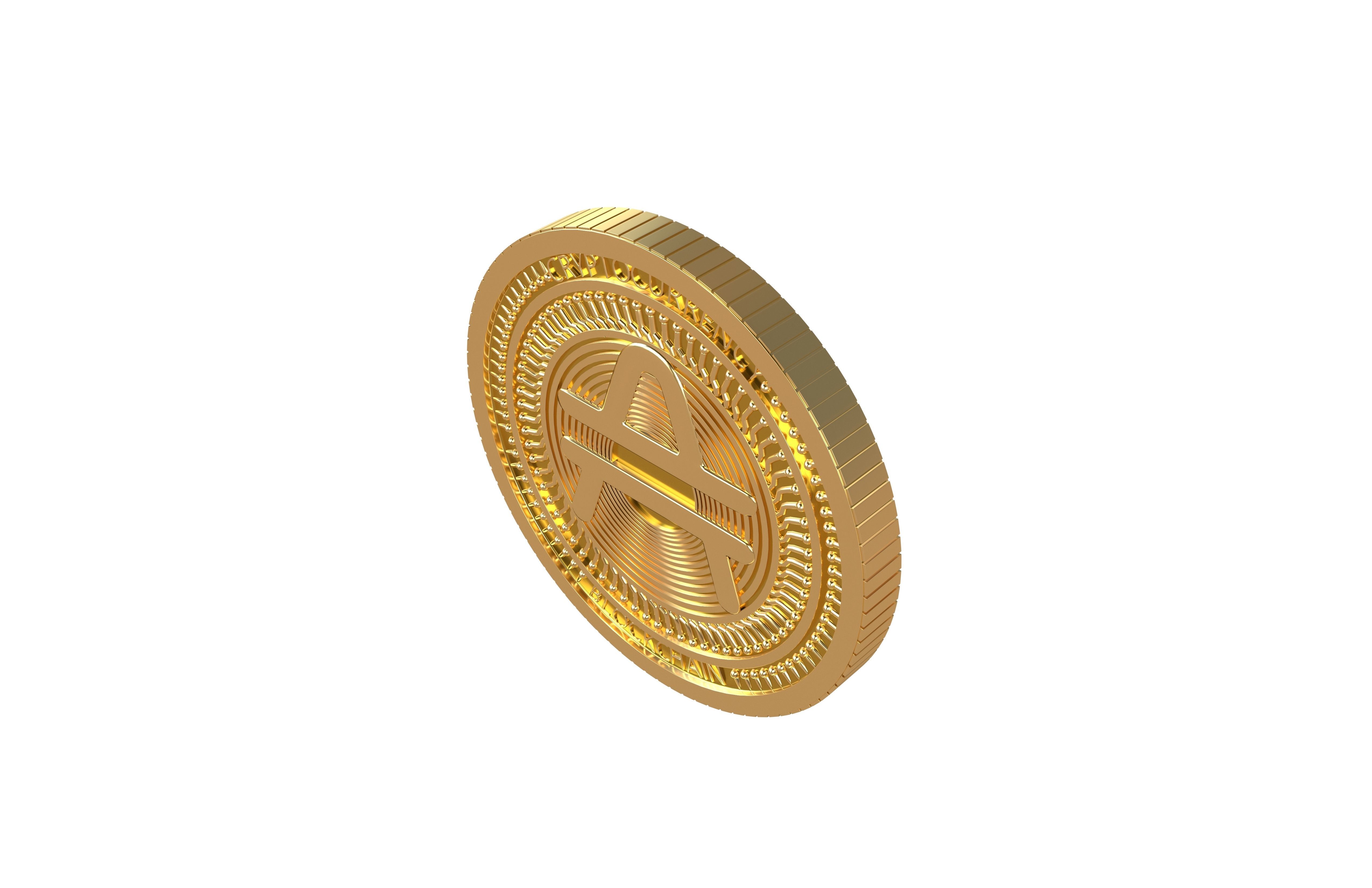 Amp Coin v6 001 3D model_2