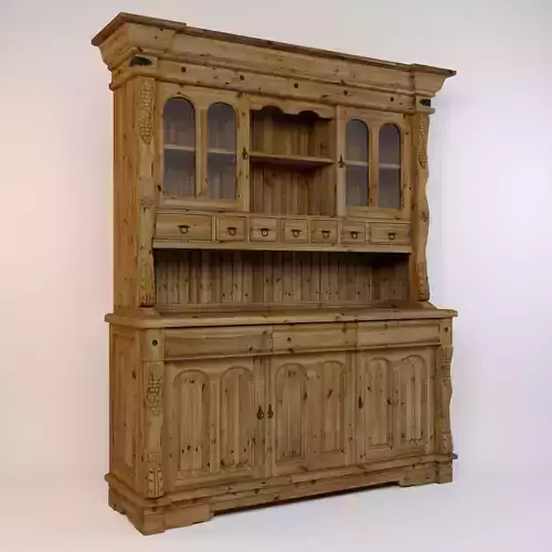 Viking buffet made of solid pine