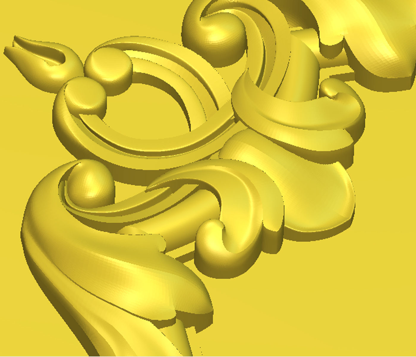 Corner for molding01 3D model_5