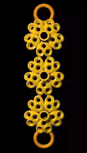 Sidepiece flower ring