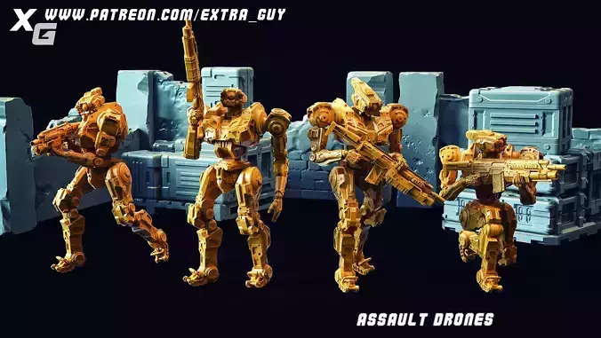 Military Drone 32mm 3D Printable