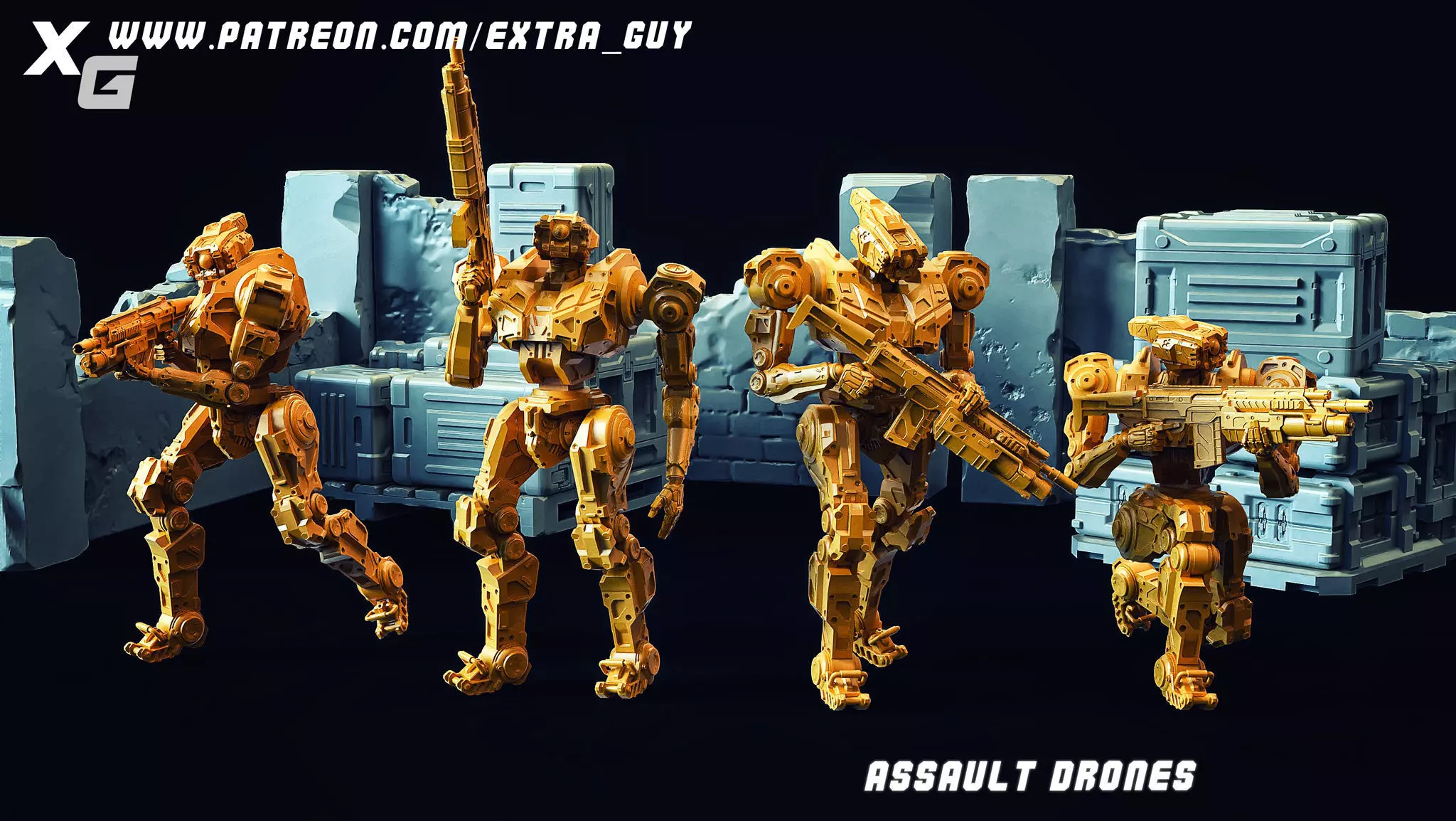 Military Drone 32mm 3D Printable 3D print model