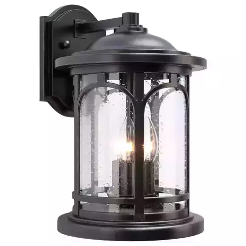uoizel Marblehead 3 Light 14 in Mystic Black 