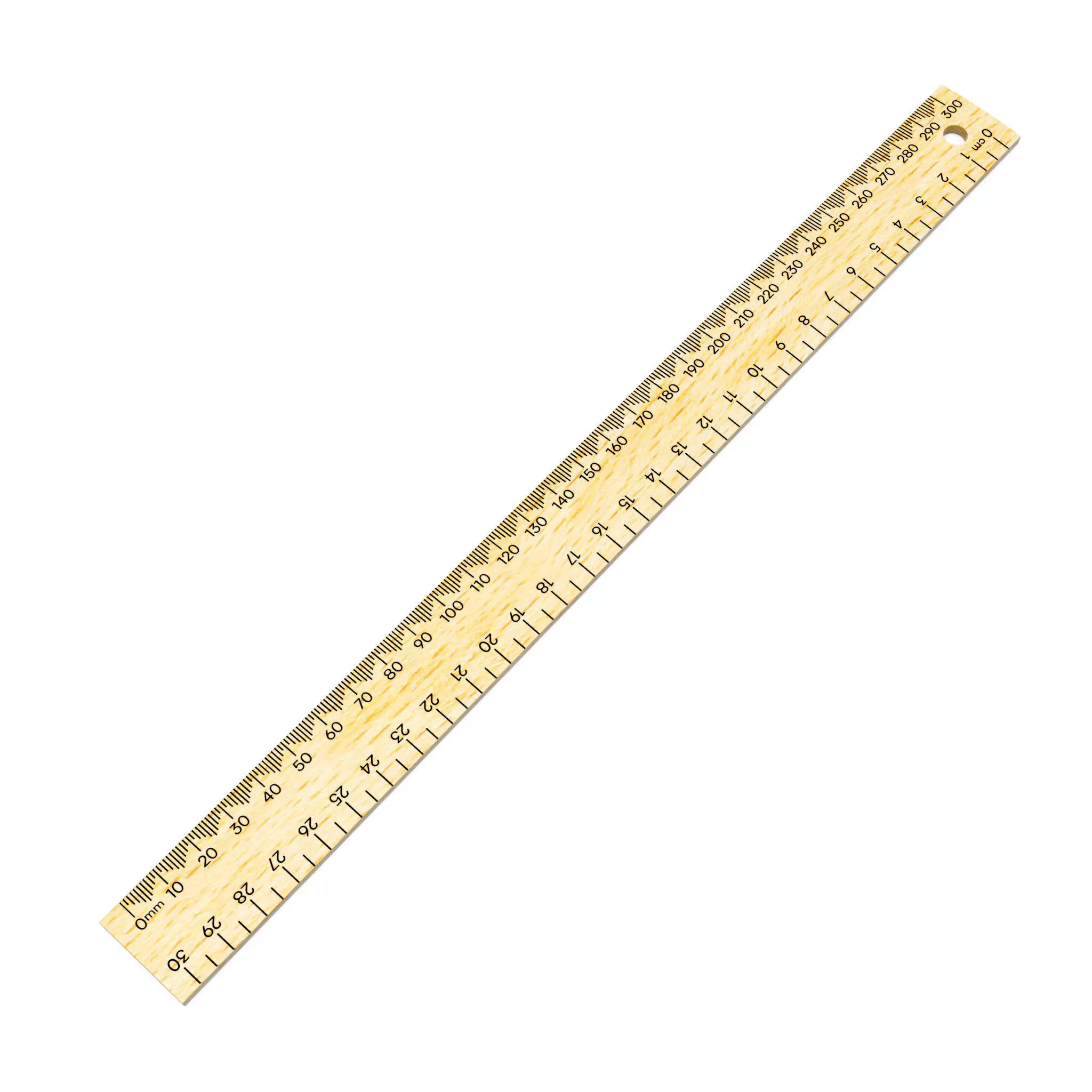 30cm Ruler 3D model_0