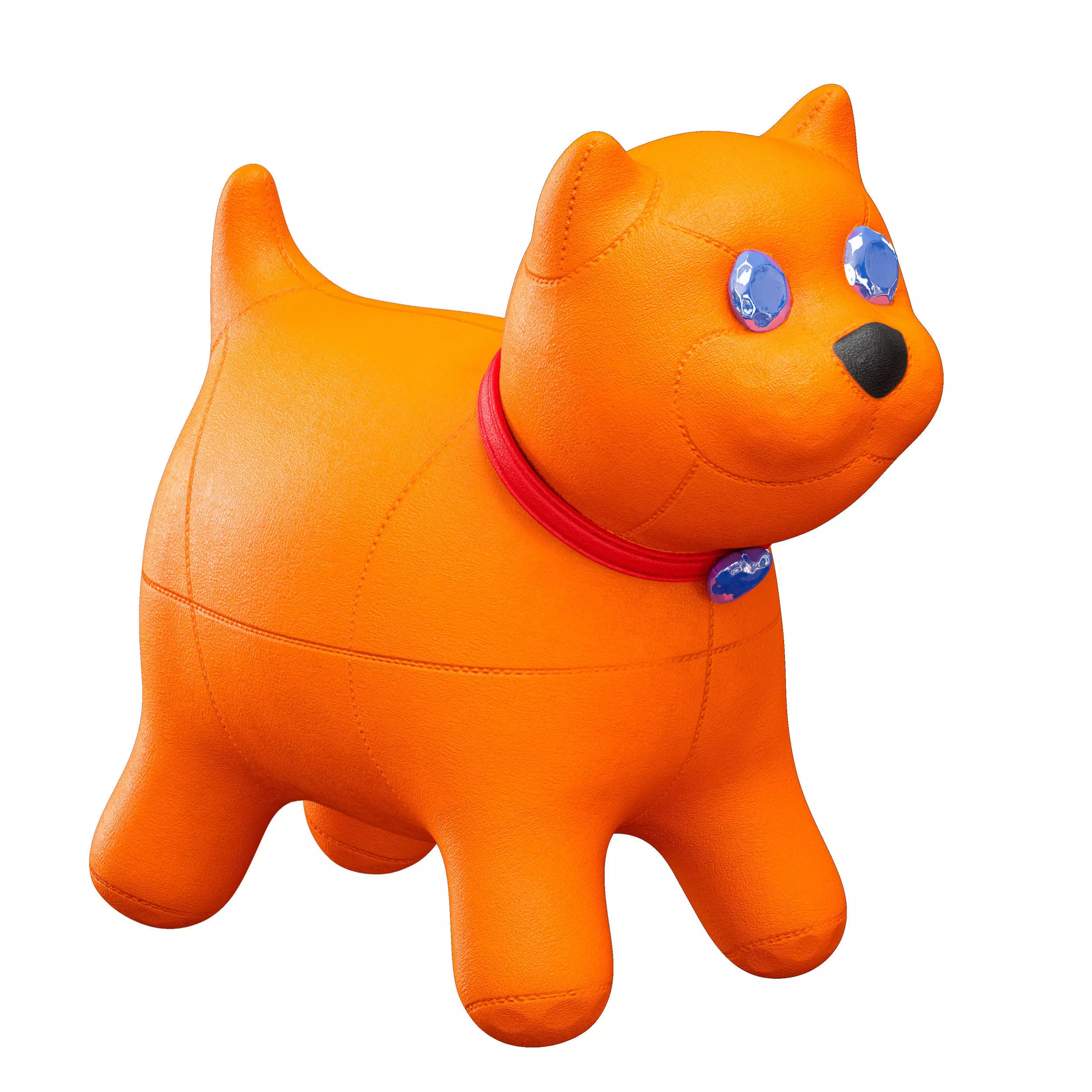 Orange cat Mandarin - Toy 3D model_0