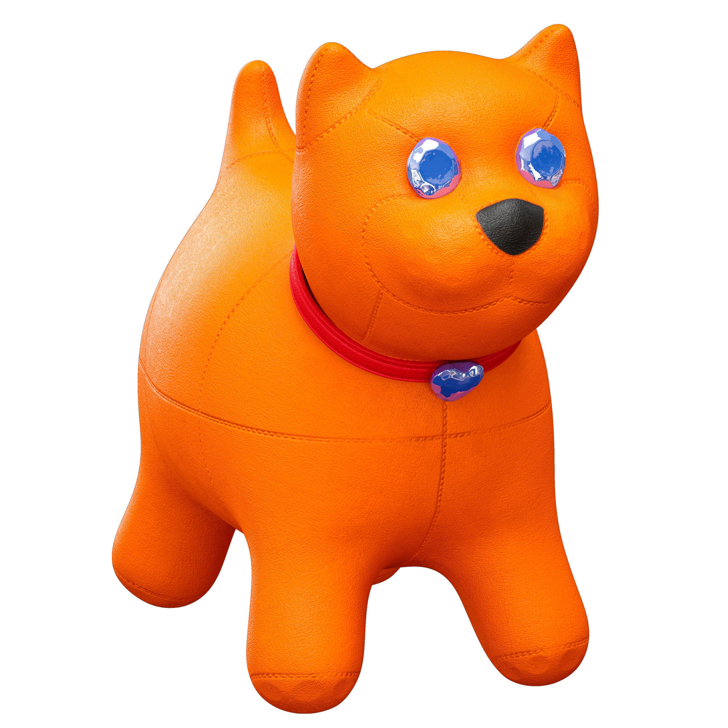 Orange cat Mandarin - Toy 3D model_6