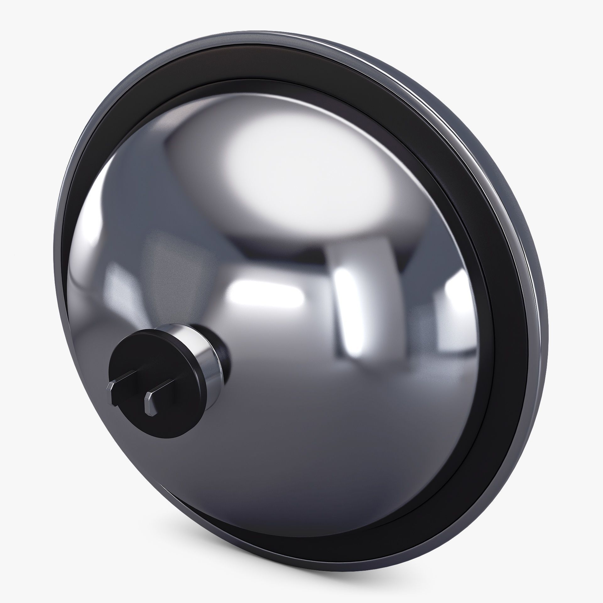 Classic Round Headlight v 1 3D model_1