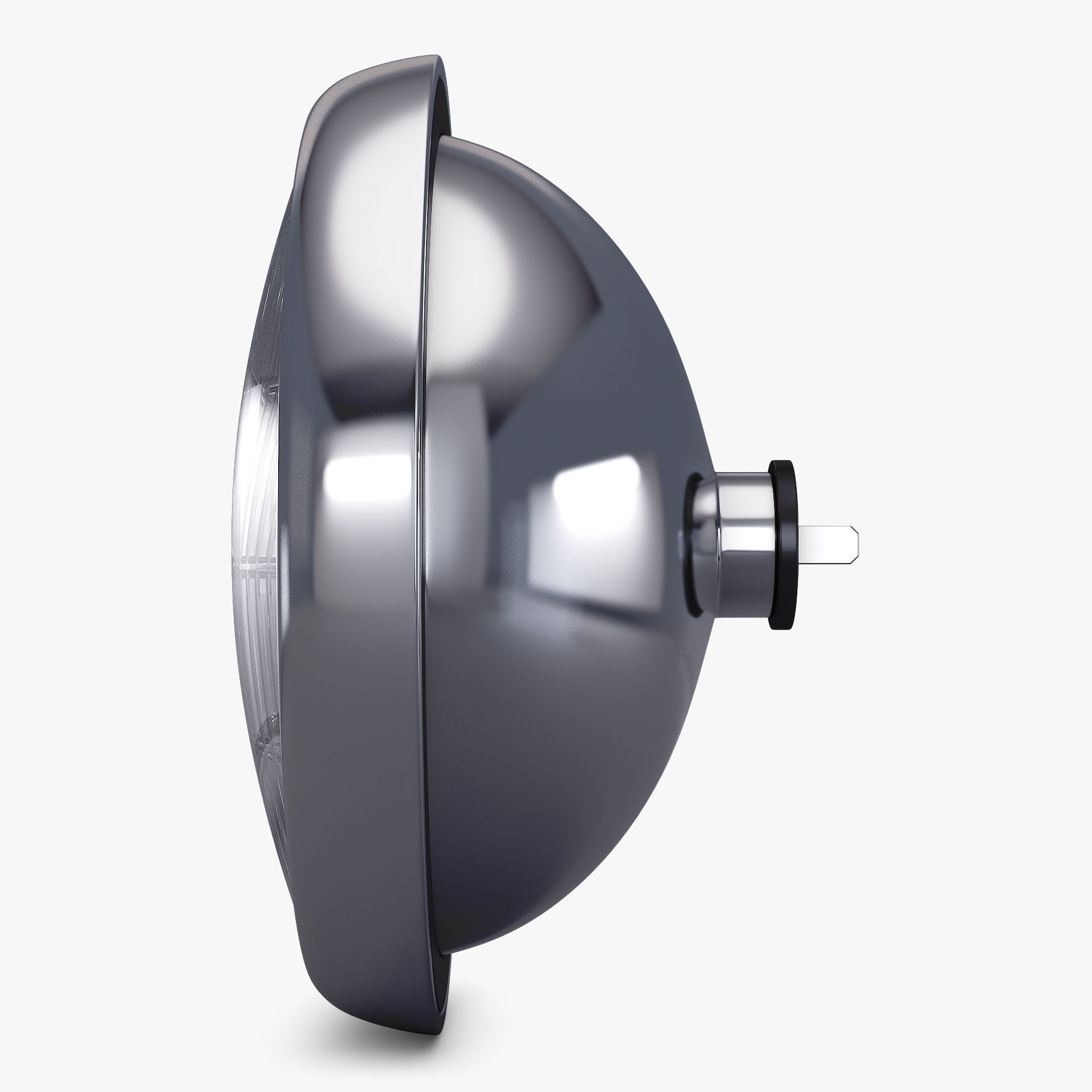 Classic Round Headlight v 1 3D model_5