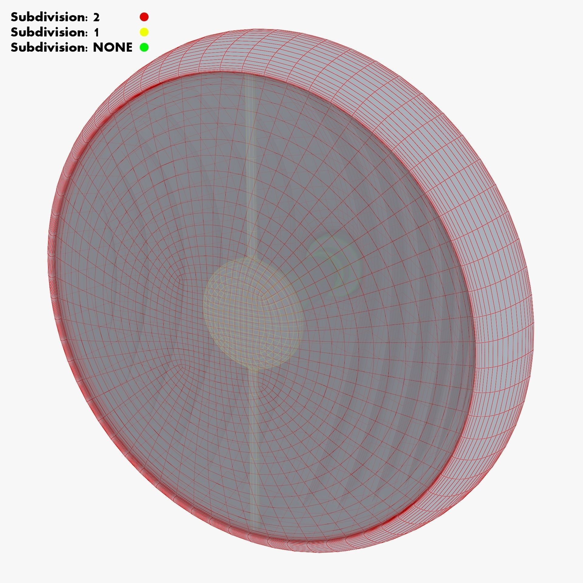 Classic Round Headlight v 1 3D model_20