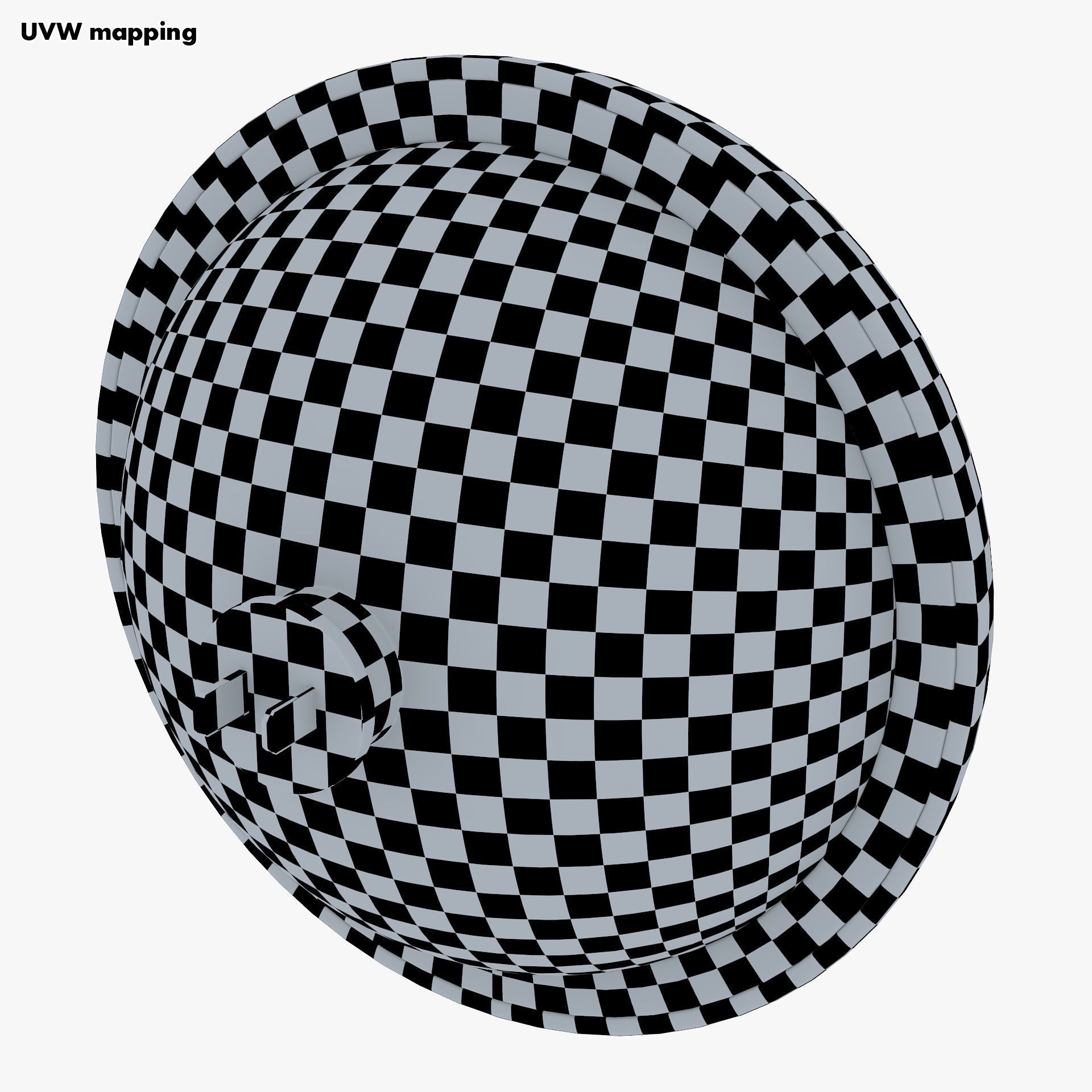 Classic Round Headlight v 1 3D model_19