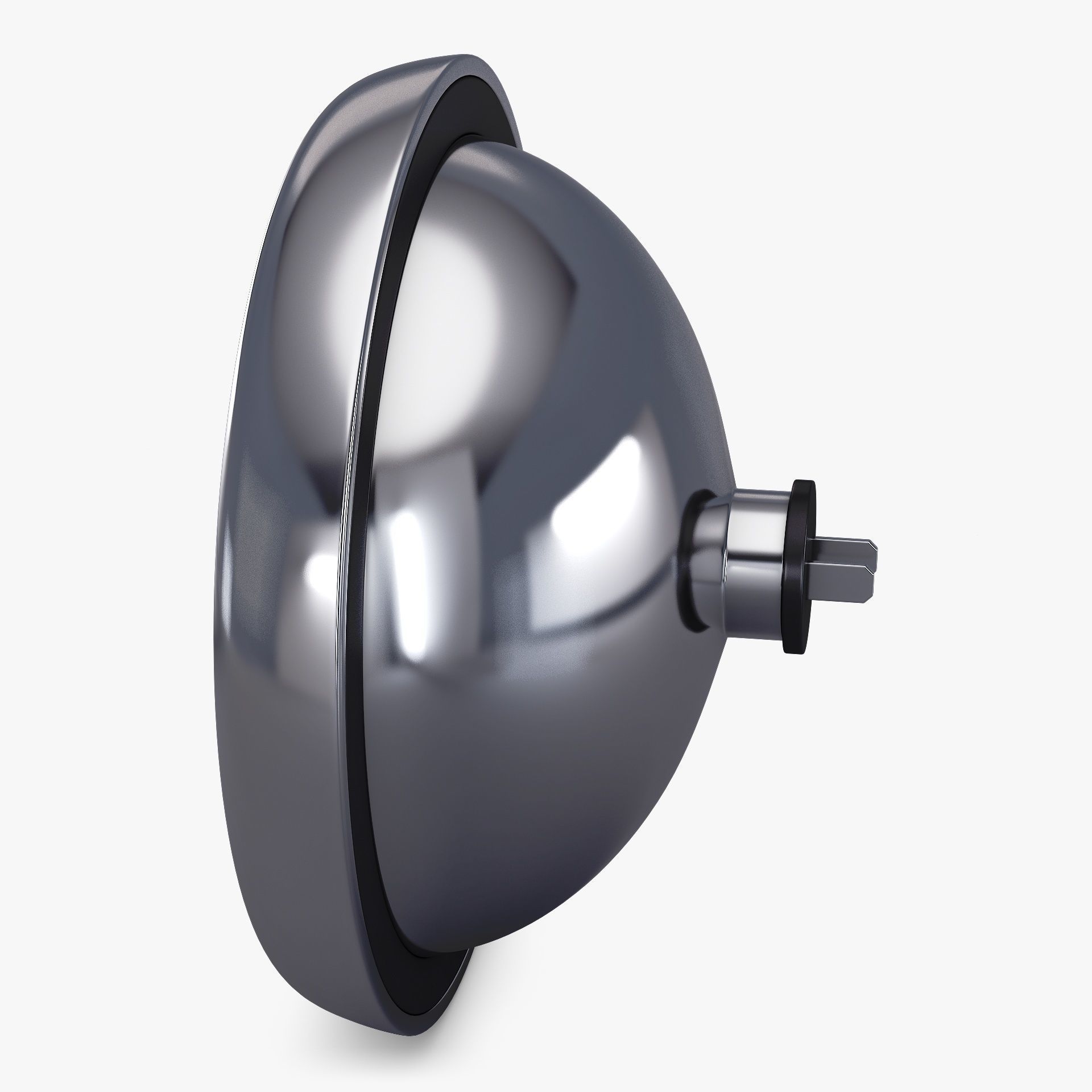 Classic Round Headlight v 1 3D model_3