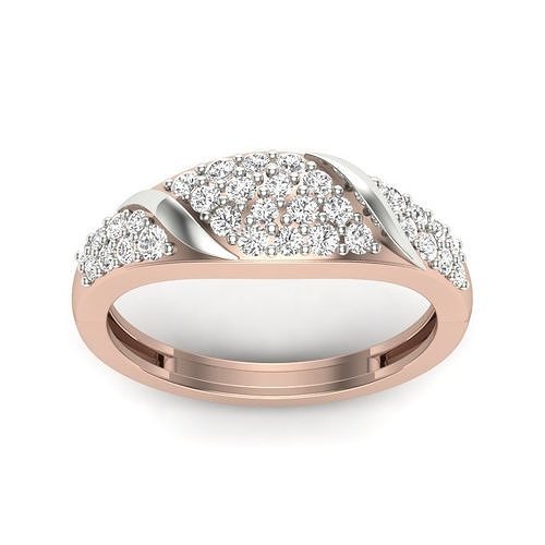 solitaire wedding engagement men ring 3dm render detail 3D print model