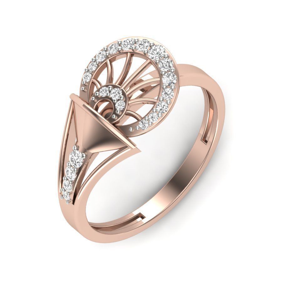 Wedding Engagement Men Ring 3D print model_9