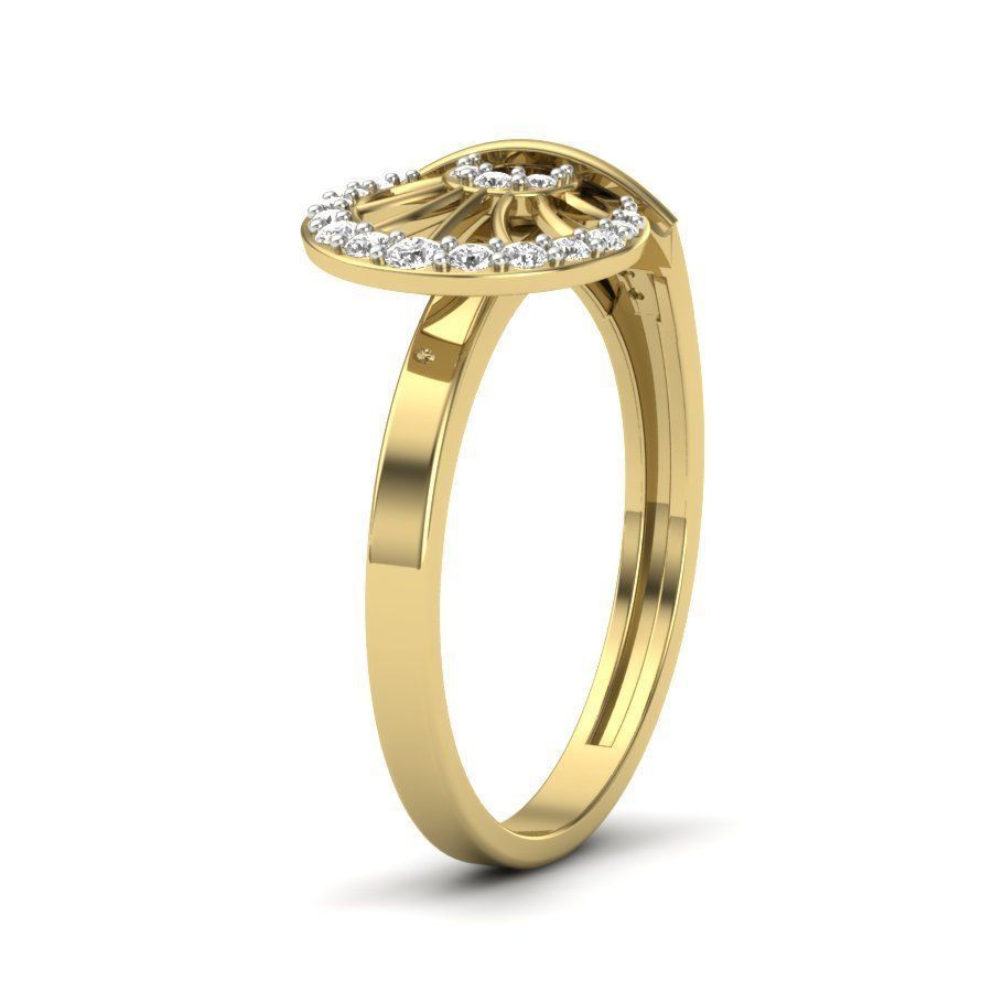 Wedding Engagement Men Ring 3D print model_4