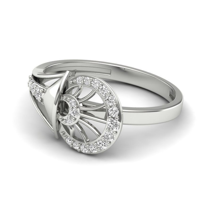 Wedding Engagement Men Ring 3D print model_8