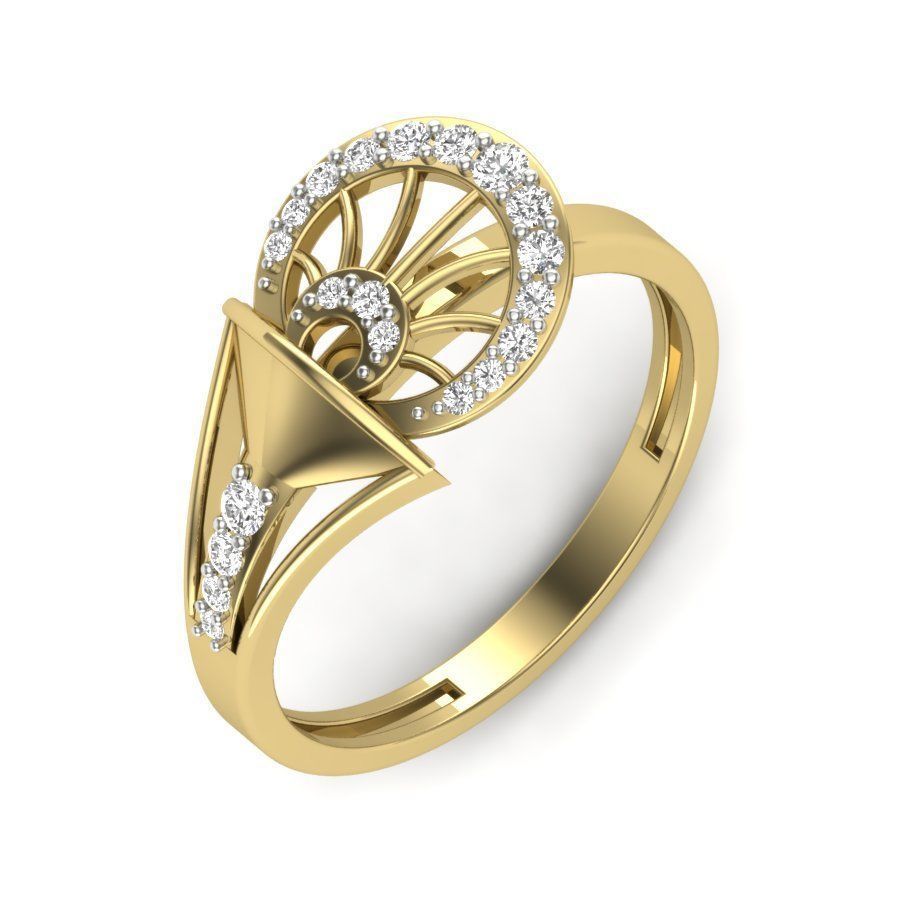 Wedding Engagement Men Ring 3D print model_1