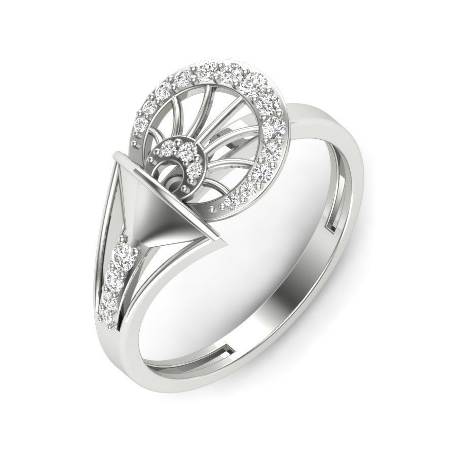 Wedding Engagement Men Ring 3D print model_13