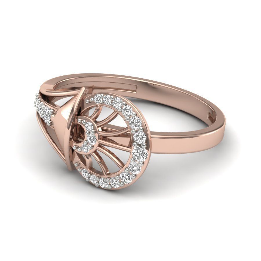Wedding Engagement Men Ring 3D print model_12