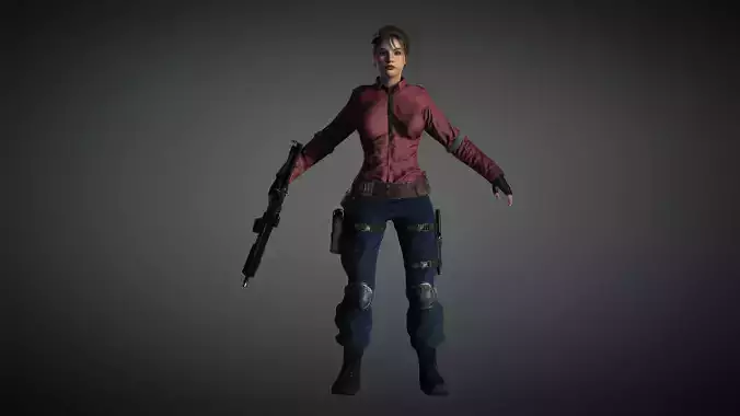 AAA Military Female Character 05