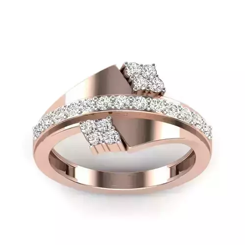 solitaire wedding engagement men ring 3D print model