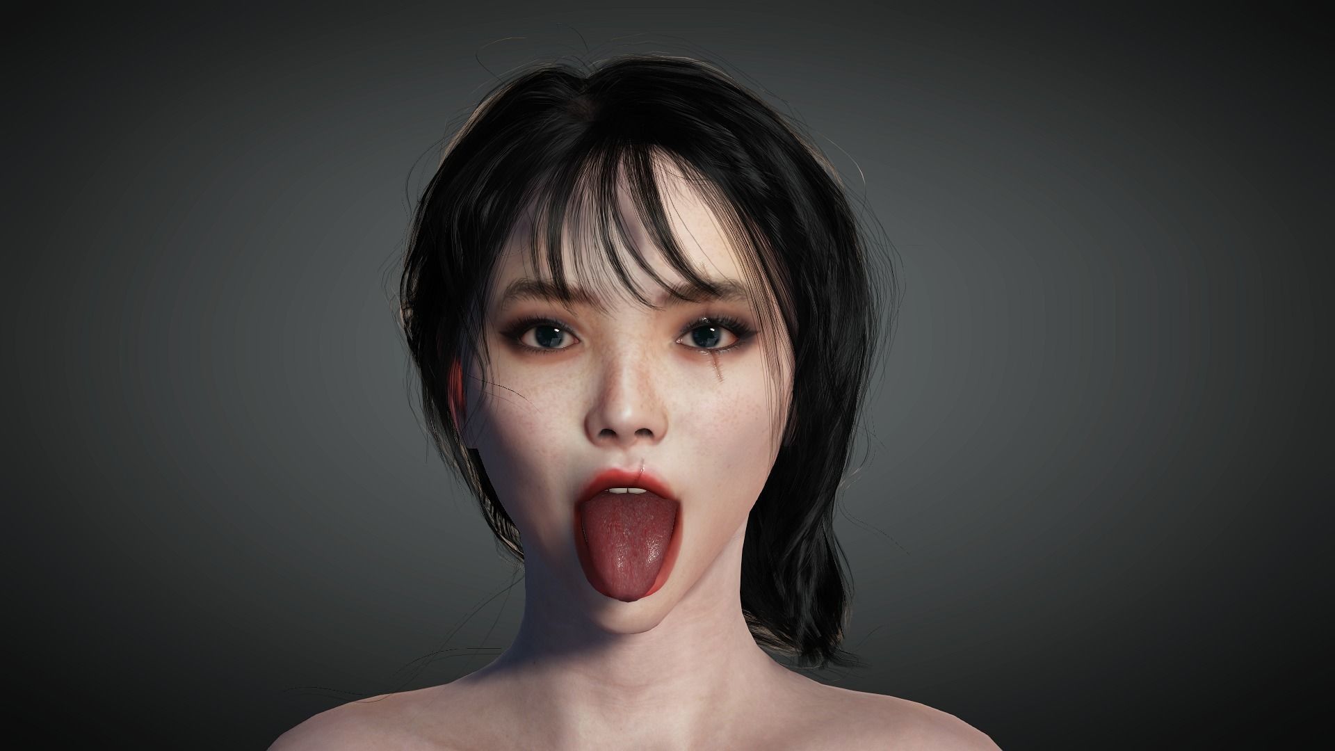 AAA Fantasy Female Character 14 Low-poly 3D model_20