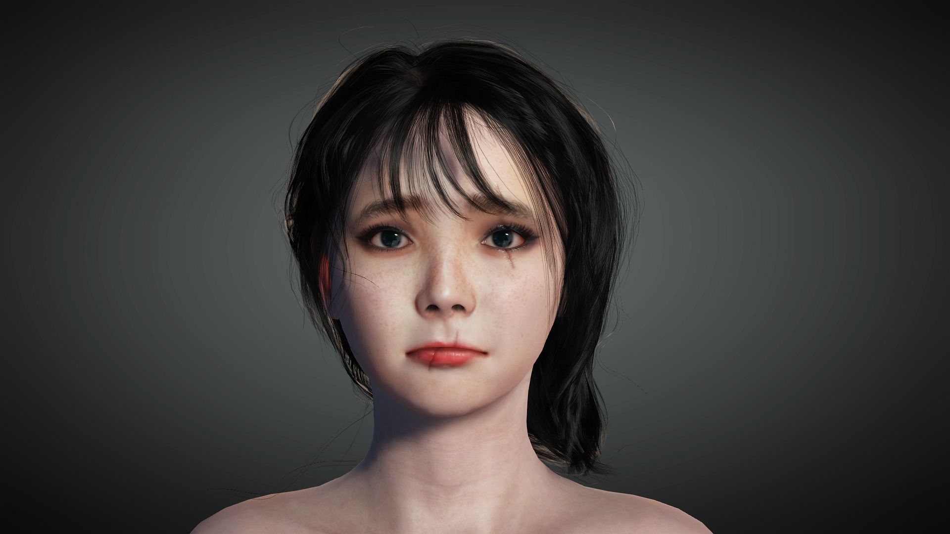 AAA Fantasy Female Character 14 Low-poly 3D model_14