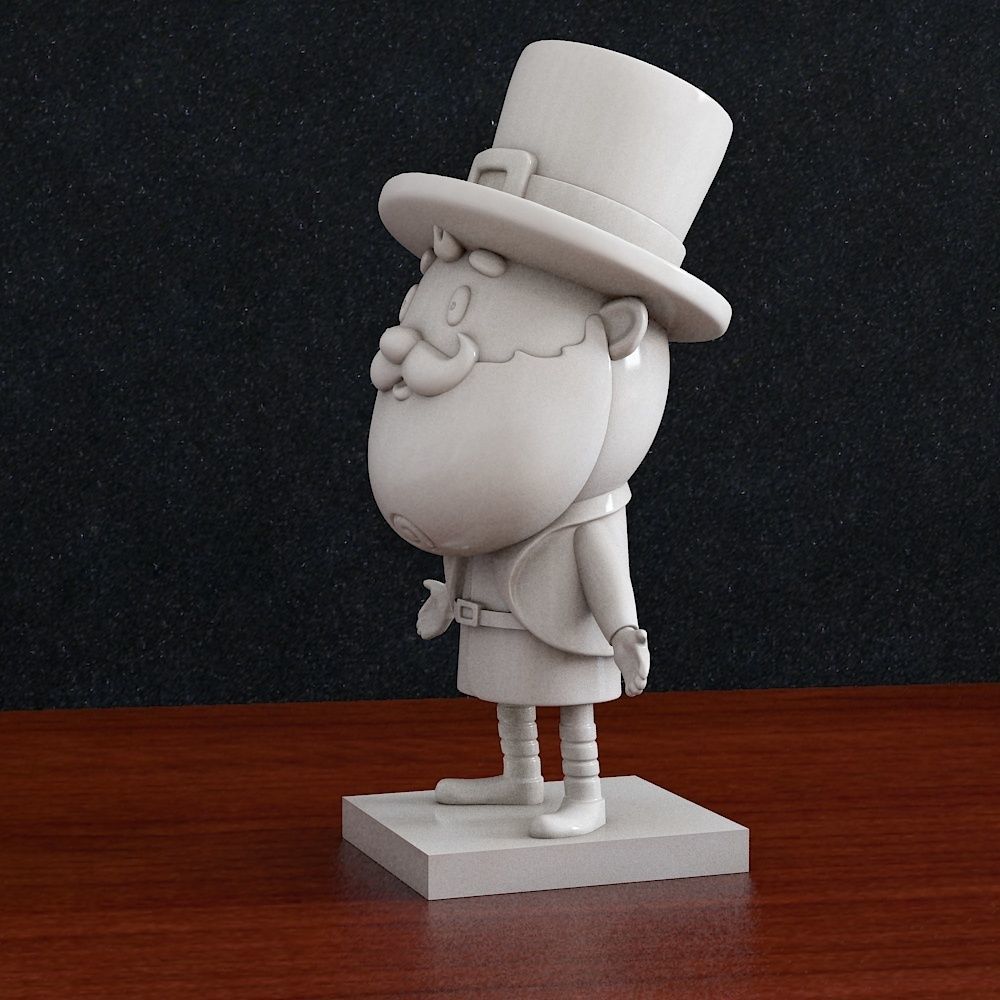 St Patrick Elf Treefoil 3D print model_3