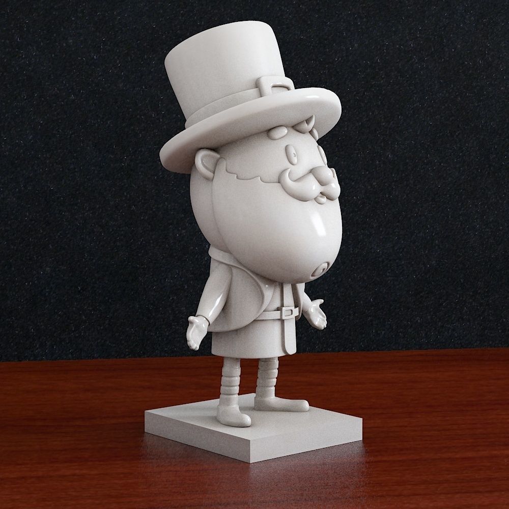 St Patrick Elf Treefoil 3D print model_1