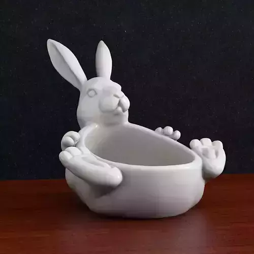 Easter Rabbit Bunny Egg Cup 3D print model