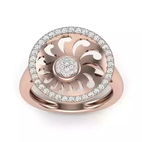 solitaire wedding engagement men ring 3dm render detail