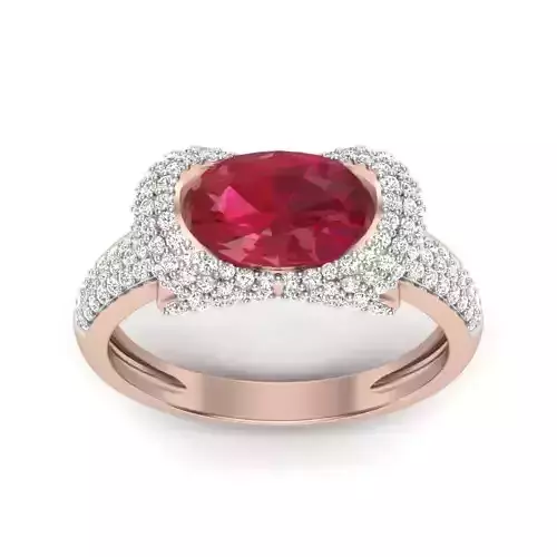 solitaire wedding engagement men ring 3D print model