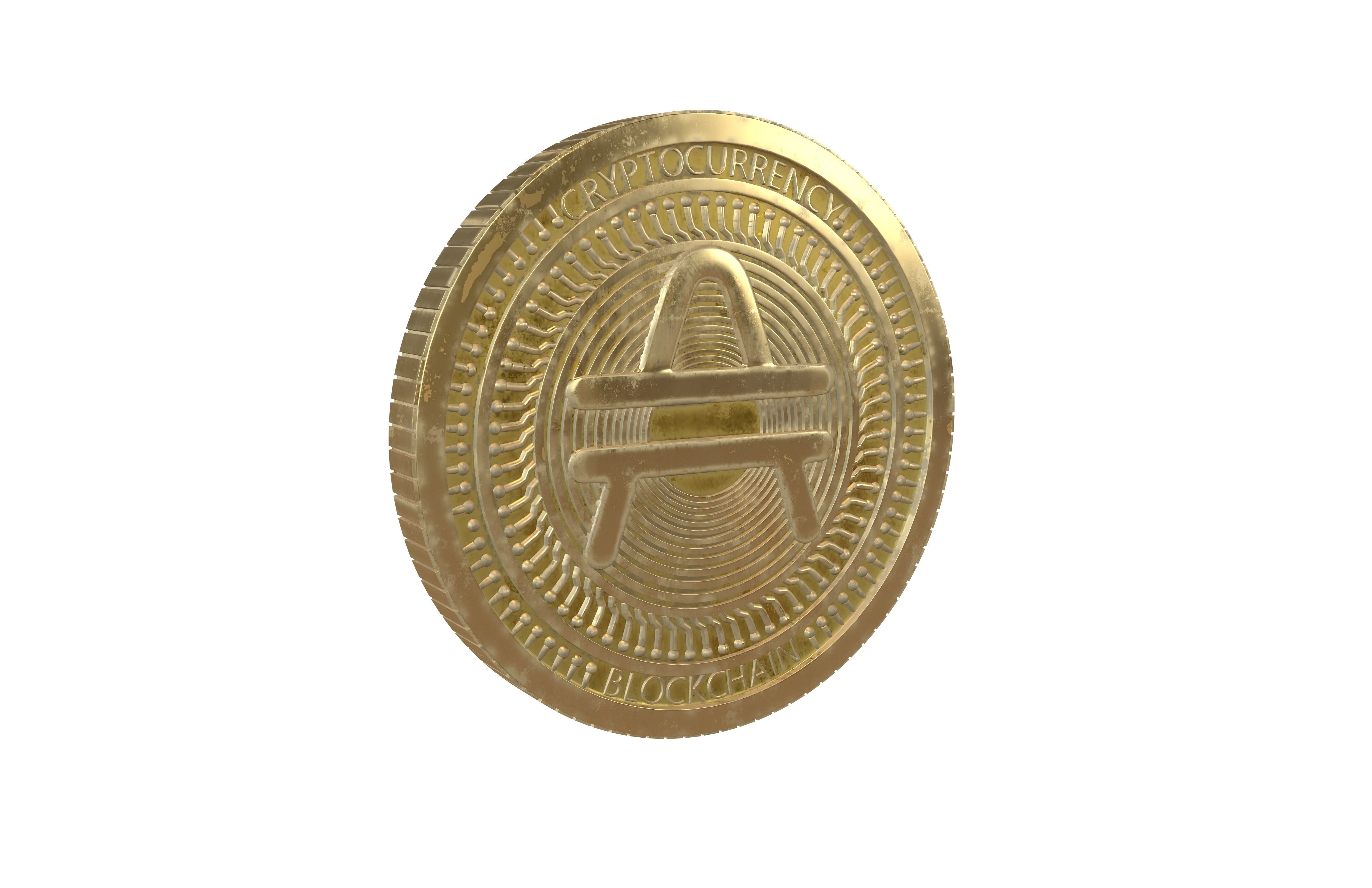 Amp Coin v6 002 3D model_1
