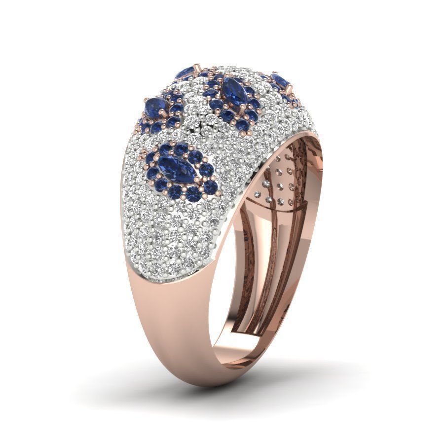 Men Wedding Ring 3D print model_11