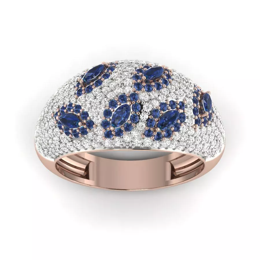 Men Wedding Ring 3D print model_0