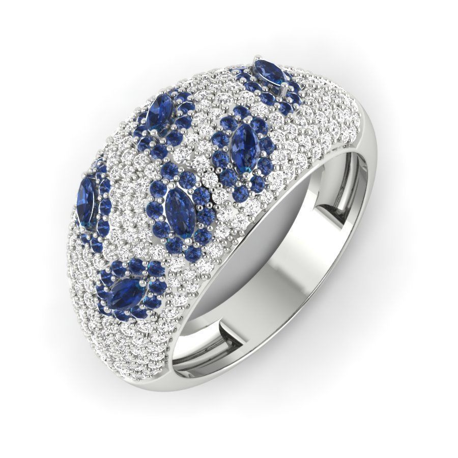 Men Wedding Ring 3D print model_13