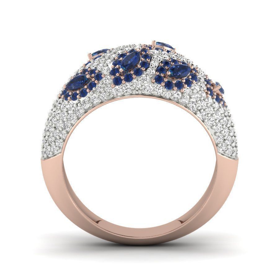 Men Wedding Ring 3D print model_10