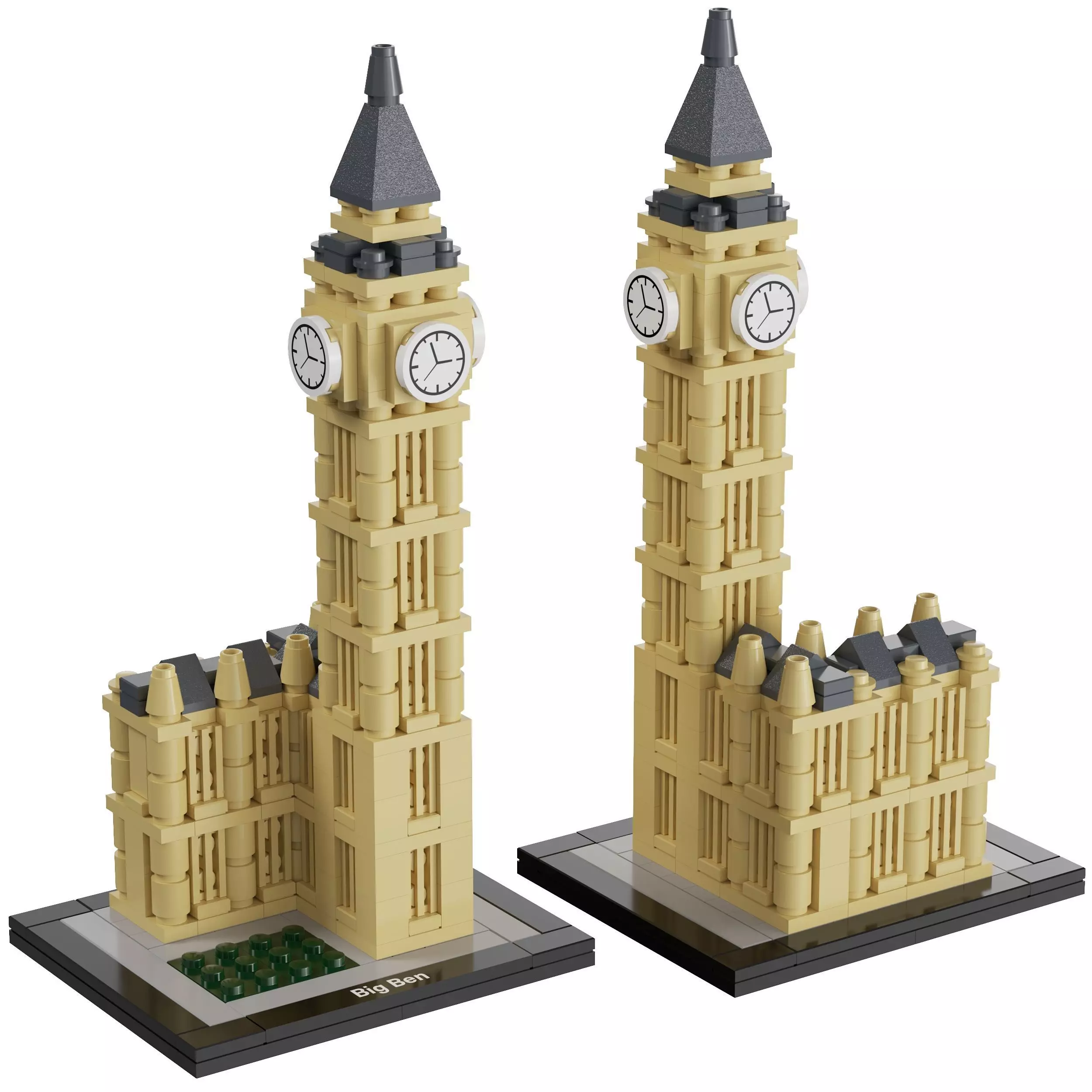 Lego Architecture - 21013 Big Ben 3D model_0