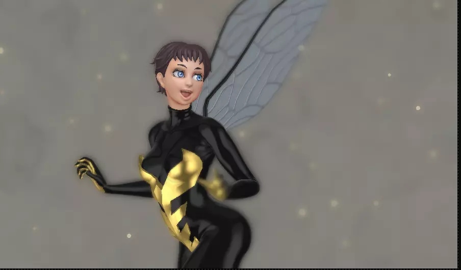 Marvel Wasp 3d model 3D model_0