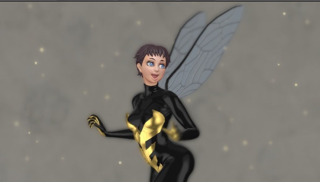 Marvel Wasp 3d model 3D model_1