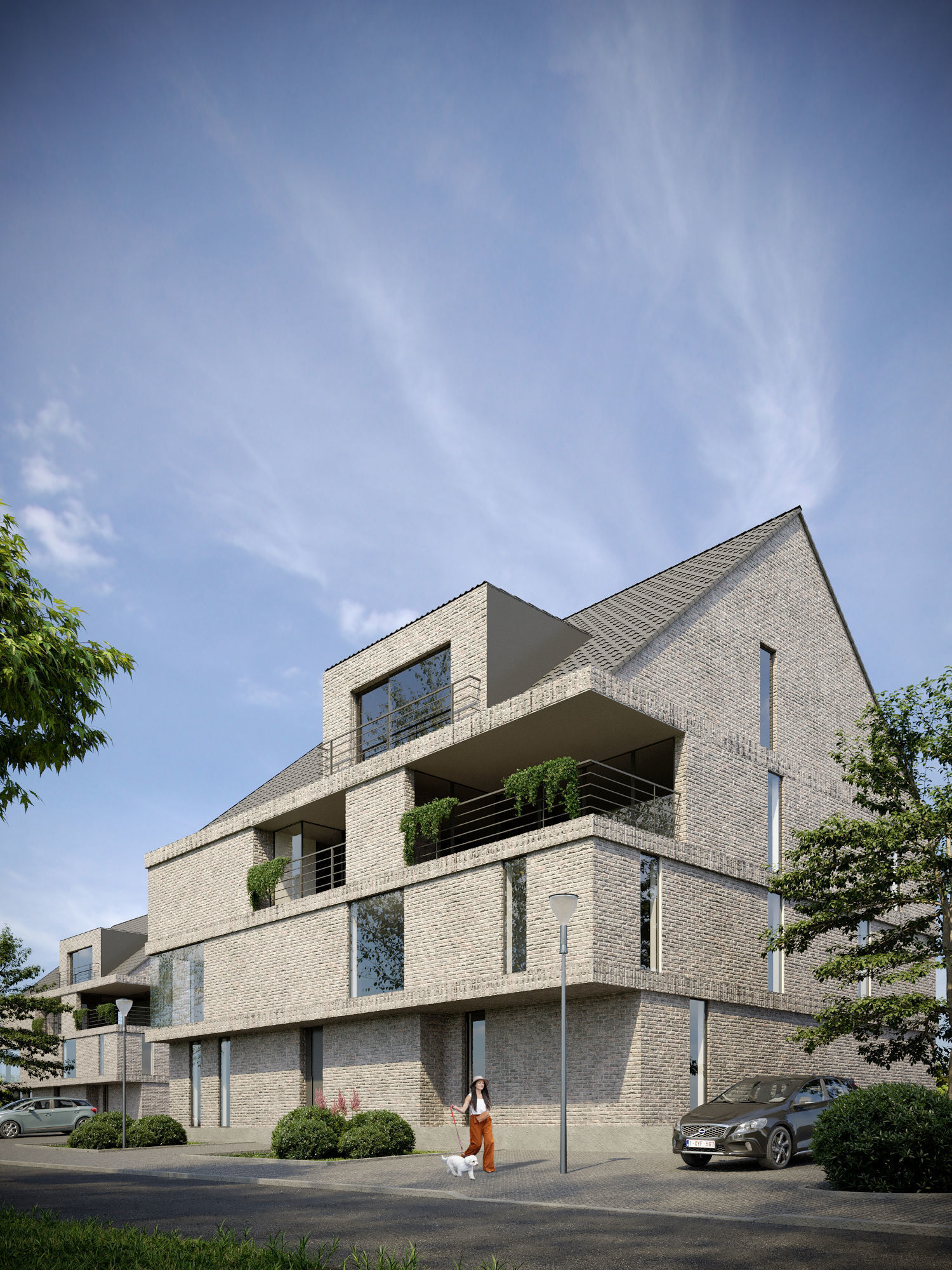 Modern Villa 3D model_6