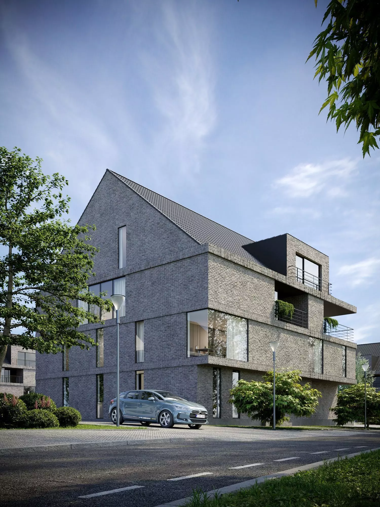 Modern Villa 3D model_0