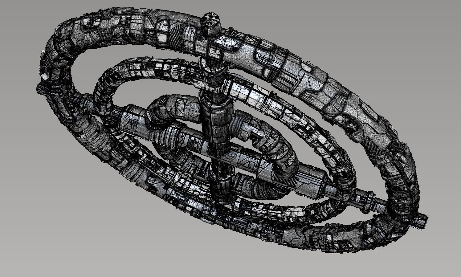 space equipment node 00099 3D model_2