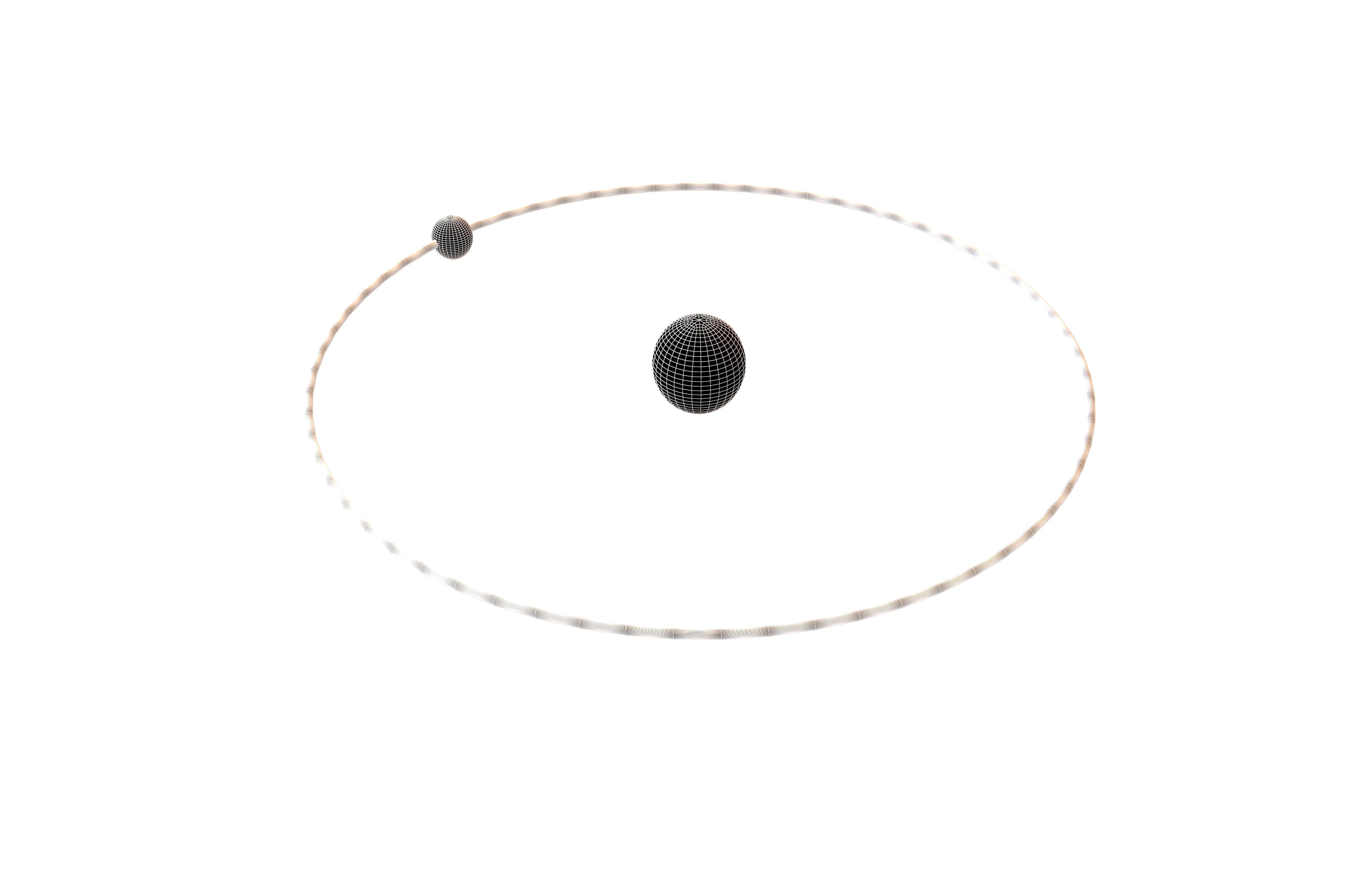 Hydrogen Chemical Element v1 002 Low-poly 3D model_6