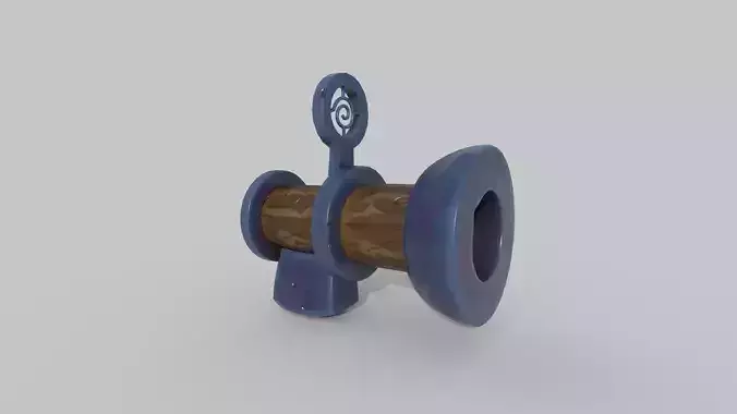 Stylized cannon