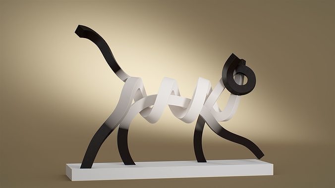 Siamese Cat 2021 3D model