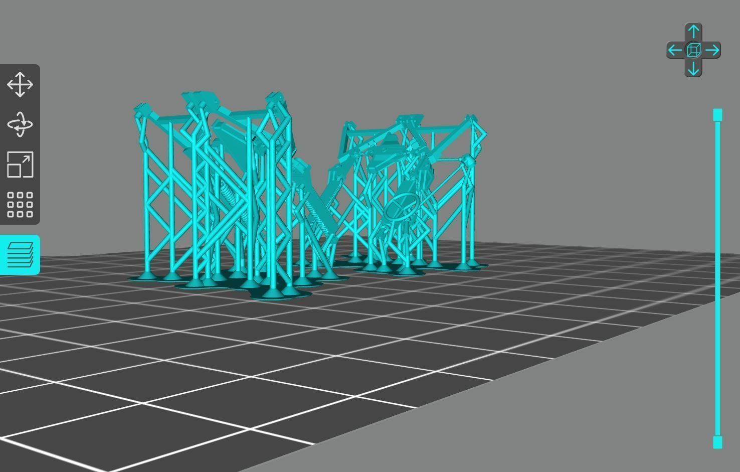 Pre supported H0 1-87 scale Tamns 9850 with swiveling roof 3D print model_19
